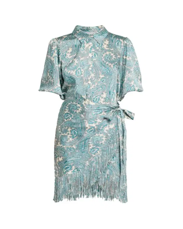 Hendrix Paisley Mini Shirtdress