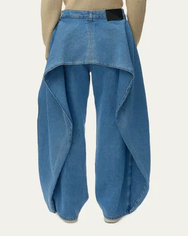 Loewe Flared Side and Back Relaxed Jeans | Thumbnail 3