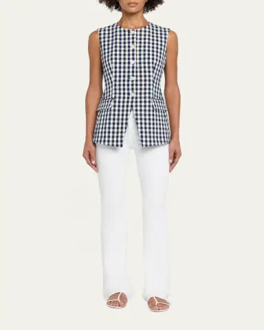 Veronica Beard Haina Cotton Gingham Shorts | Thumbnail 2 Veronica Beard Haina Cotton Gingham Shorts | Thumbnail 2