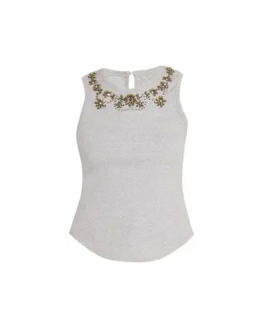 Cinq à Sept Crystal Lattice Tank Top | Thumbnail 1