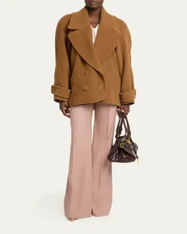 Chloé Lower Impact Wool Herringbone Jacket | Thumbnail 2
