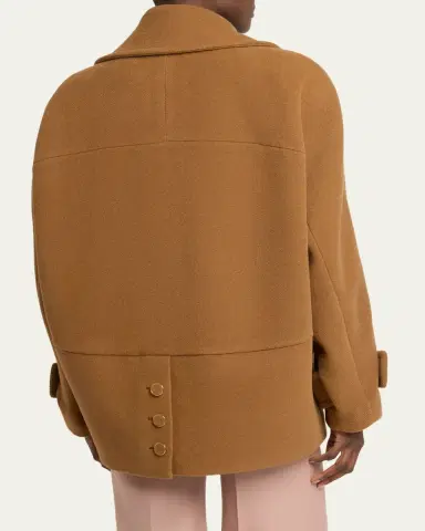 Chloé Lower Impact Wool Herringbone Jacket | Thumbnail 3