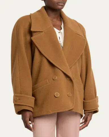 Chloé Lower Impact Wool Herringbone Jacket | Thumbnail 4