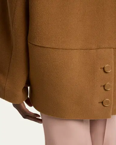 Chloé Lower Impact Wool Herringbone Jacket | Thumbnail 5