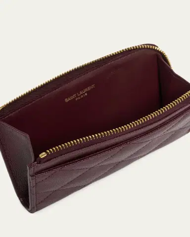 Saint Laurent YSL Quilted Leather Wallet | Thumbnail 6 Saint Laurent YSL Quilted Leather Wallet | Thumbnail 6