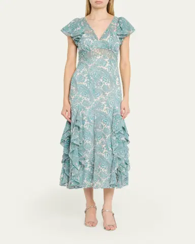 Cinq à Sept Hendrix Paisley Maxi Dress | Thumbnail 2 Cinq à Sept Hendrix Paisley Maxi Dress | Thumbnail 2