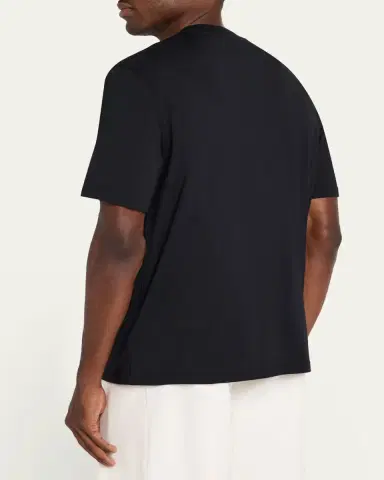 AMIRI Men's Cotton and Modal Logo-Crewneck T-Shirt | Thumbnail 3 AMIRI Men's Cotton and Modal Logo-Crewneck T-Shirt | Thumbnail 3