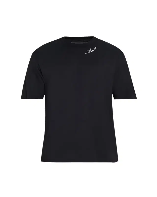 Amiri Men's Cotton and Modal Logo-Crewneck T-Shirt