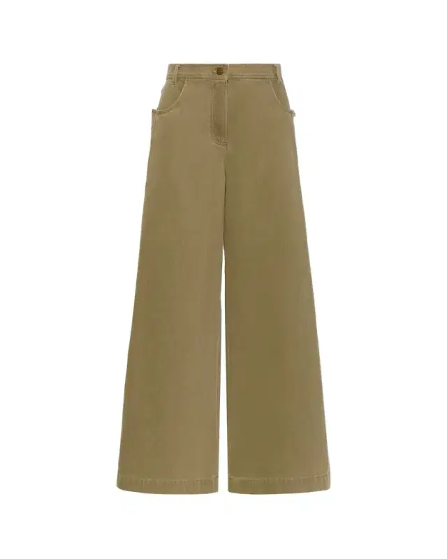 Alamaro High-Rise Wide-Leg Jeans
