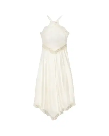 A.L.C. Lucia Satin & Lace Midi Dress | Thumbnail 1