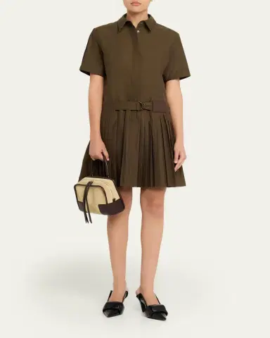 Loewe Amazona 180 Top-Handle Bag in Suede & Leather | Thumbnail 5 Loewe Amazona 180 Top-Handle Bag in Suede & Leather | Thumbnail 5