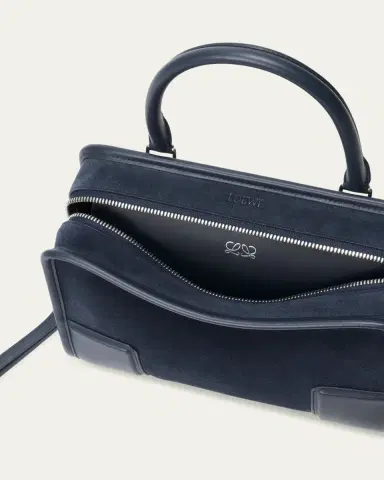Loewe Amazona 180 Top-Handle Bag in Suede & Leather | Thumbnail 7 Loewe Amazona 180 Top-Handle Bag in Suede & Leather | Thumbnail 7