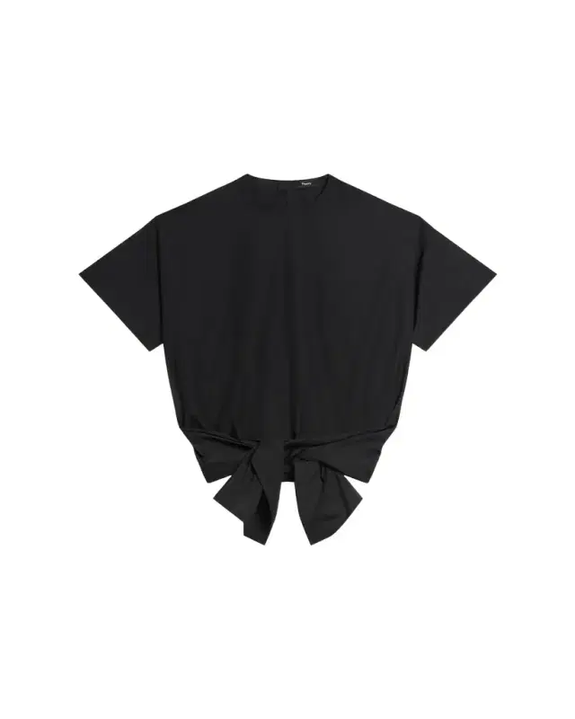 Boxy Tie-Front Top