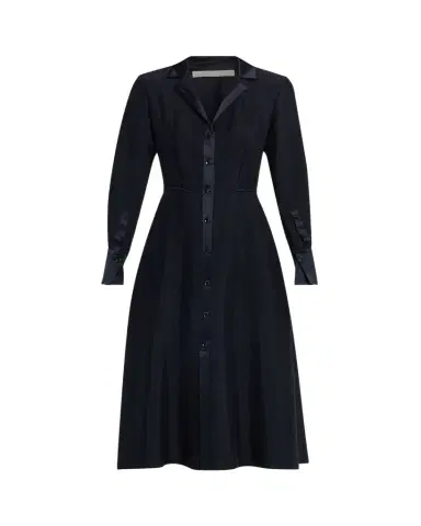 Jason Wu Collection Washed Twill Layered Midi Shirtdress | Thumbnail 1 Jason Wu Collection Washed Twill Layered Midi Shirtdress | Thumbnail 1