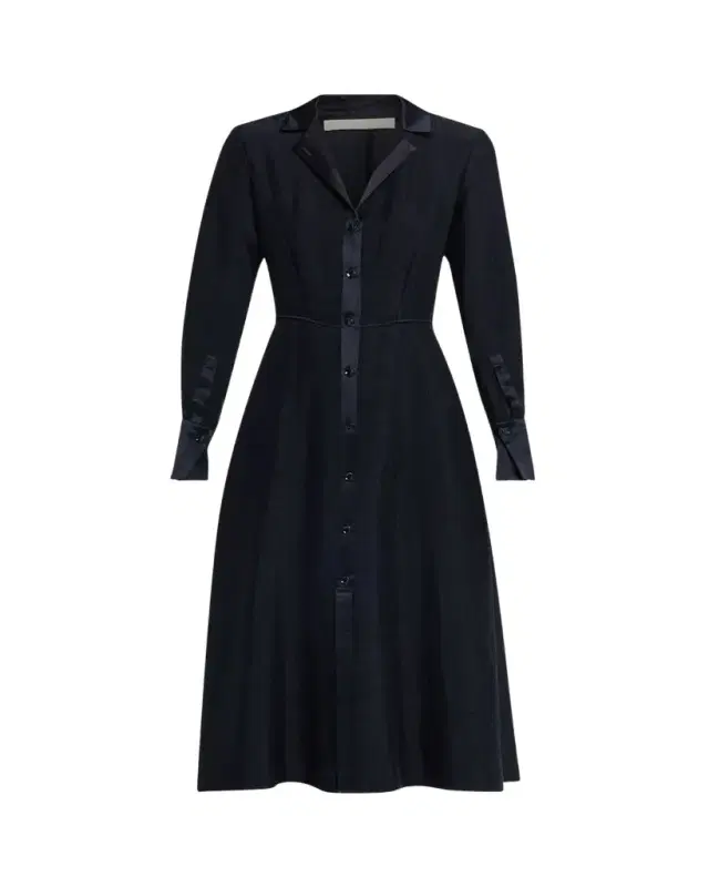 Jason Wu Collection Washed Twill Layered Midi Shirtdress