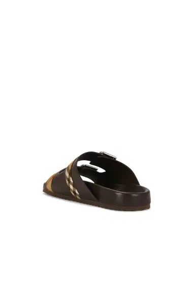 Burberry Urchin Leather Sandal | Thumbnail 3 Burberry Urchin Leather Sandal | Thumbnail 3
