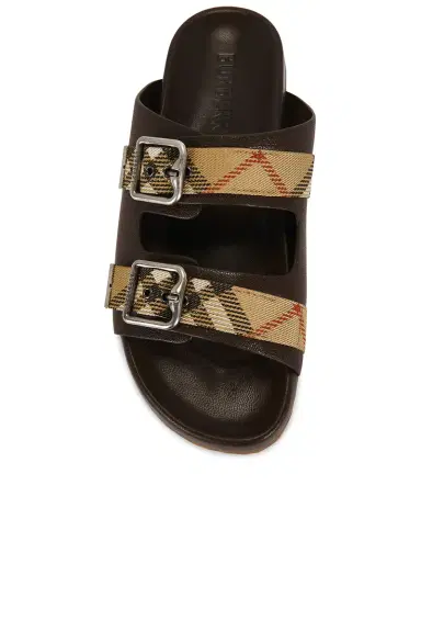 Burberry Urchin Leather Sandal | Thumbnail 4 Burberry Urchin Leather Sandal | Thumbnail 4