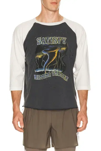 Satisfy Mothtech Baseball Tee | Thumbnail 1 Satisfy Mothtech Baseball Tee | Thumbnail 1