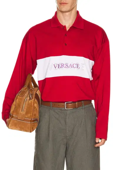Versace Polo Embroidery Logo | Thumbnail 1 Versace Polo Embroidery Logo | Thumbnail 1