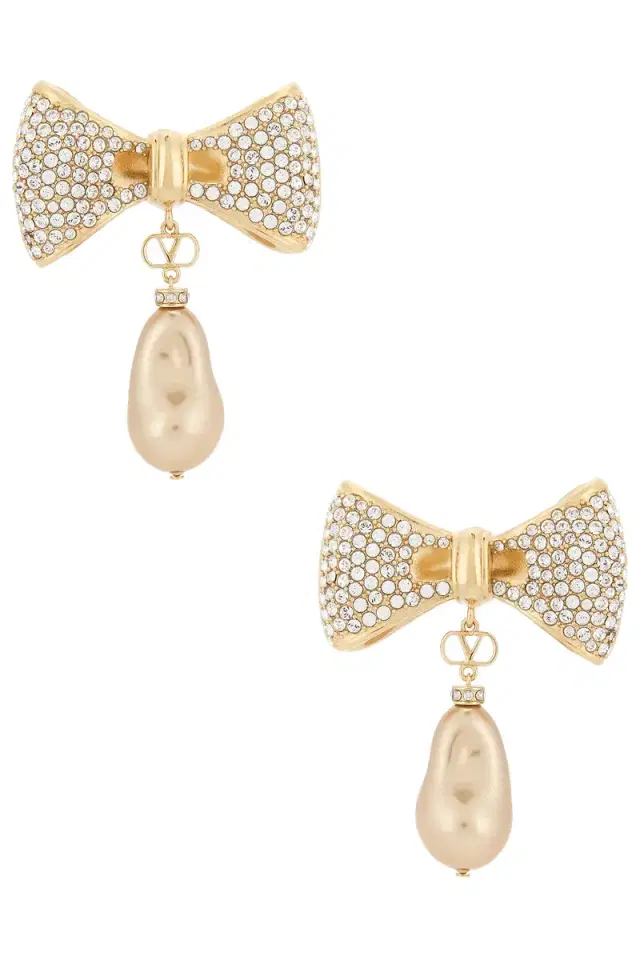 Valentino Garavani Sans Fin Perla Barocca Earrings