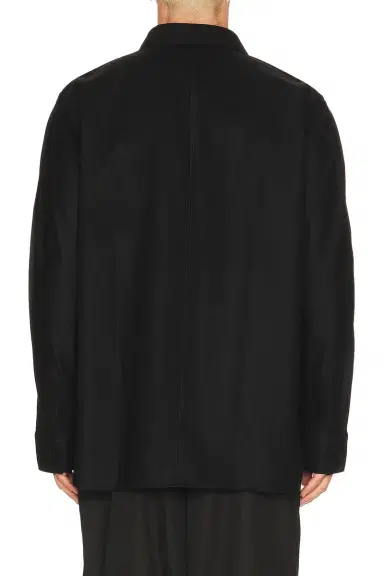 Givenchy Couture Seam Dry Wool Flannel Shirt Patch Pocket | Thumbnail 2 Givenchy Couture Seam Dry Wool Flannel Shirt Patch Pocket | Thumbnail 2
