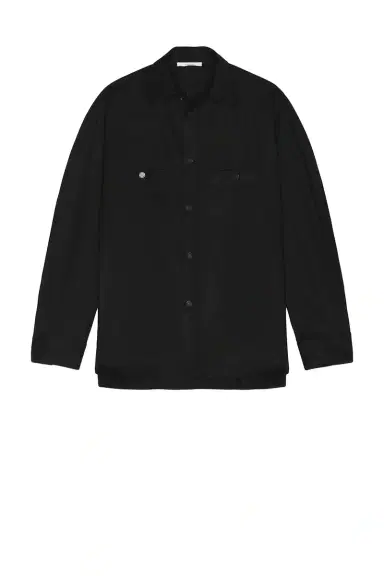 Givenchy Couture Seam Dry Wool Flannel Shirt Patch Pocket | Thumbnail 4 Givenchy Couture Seam Dry Wool Flannel Shirt Patch Pocket | Thumbnail 4