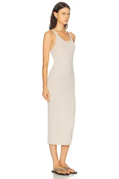 ENZA COSTA Military Rib Slim Tank Dress | Thumbnail 2