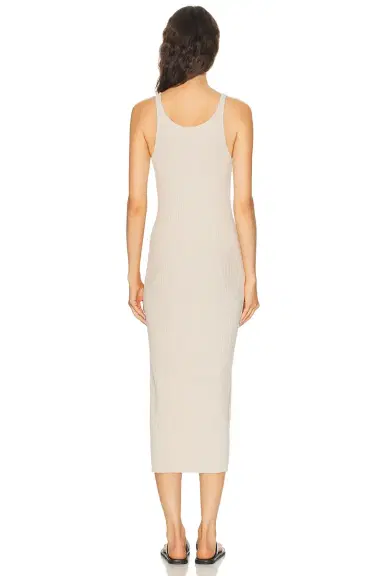ENZA COSTA Military Rib Slim Tank Dress | Thumbnail 3