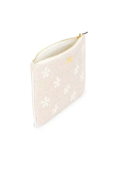 Valentino Garavani V Logo Signature Medium Flat Pouch | Thumbnail 4 Valentino Garavani V Logo Signature Medium Flat Pouch | Thumbnail 4