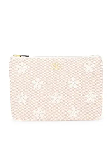 Valentino Garavani V Logo Signature Medium Flat Pouch | Thumbnail 1 Valentino Garavani V Logo Signature Medium Flat Pouch | Thumbnail 1