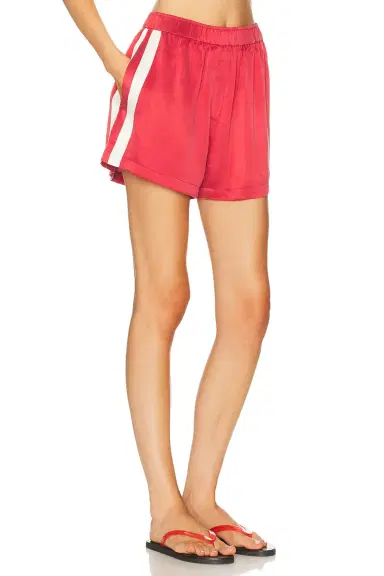 Lunya Washable Silk Side Stripe Short | Thumbnail 1