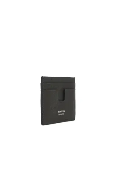 Tom Ford Soft Grain Leather T Line Classic Card Holder | Thumbnail 3 Tom Ford Soft Grain Leather T Line Classic Card Holder | Thumbnail 3
