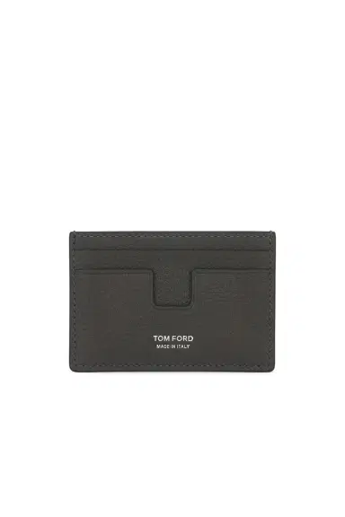 Tom Ford Soft Grain Leather T Line Classic Card Holder | Thumbnail 1 Tom Ford Soft Grain Leather T Line Classic Card Holder | Thumbnail 1