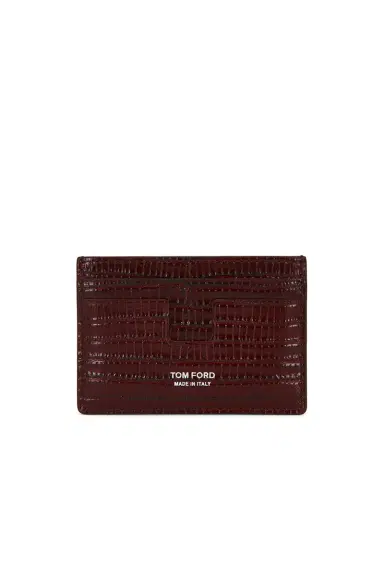 Tom Ford Printed Tejus T Line Classic Card Holder | Thumbnail 1 Tom Ford Printed Tejus T Line Classic Card Holder | Thumbnail 1