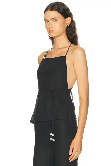 L'Academie Anaia Linen Top | Thumbnail 3
