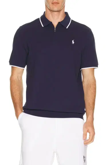 Polo Ralph Lauren Short Sleeve Half Zip Polo | Thumbnail 1 Polo Ralph Lauren Short Sleeve Half Zip Polo | Thumbnail 1
