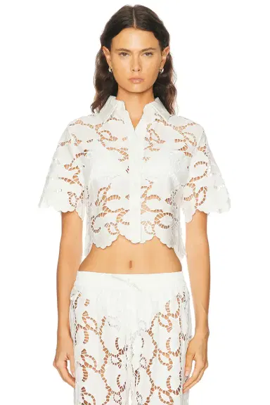 NICHOLAS Sonora Relaxed Crop Top | Thumbnail 2 NICHOLAS Sonora Relaxed Crop Top | Thumbnail 2