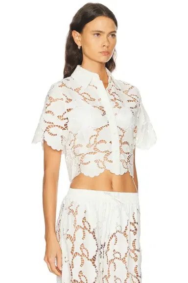 NICHOLAS Sonora Relaxed Crop Top | Thumbnail 3 NICHOLAS Sonora Relaxed Crop Top | Thumbnail 3