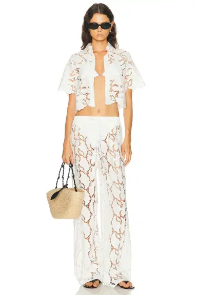 NICHOLAS Sonora Relaxed Crop Top | Thumbnail 5 NICHOLAS Sonora Relaxed Crop Top | Thumbnail 5