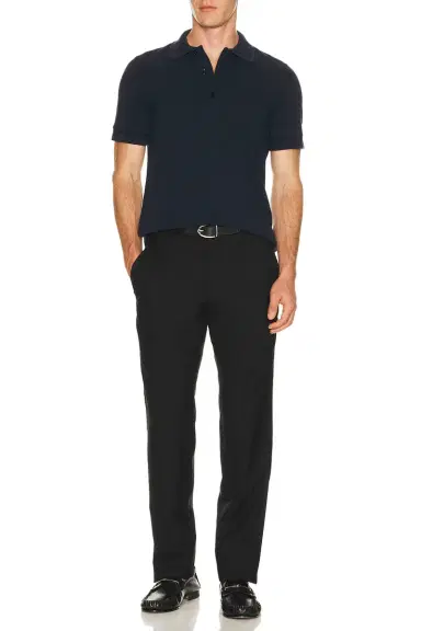TOM FORD Lyocell Piquet Polo | Thumbnail 3 TOM FORD Lyocell Piquet Polo | Thumbnail 3