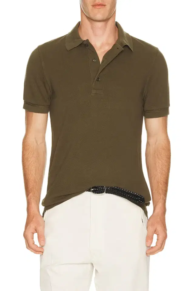 TOM FORD Lyocell Piquet Polo