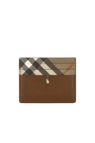 Burberry Tall Sandon Pop Check Card Holder | Thumbnail 2 Burberry Tall Sandon Pop Check Card Holder | Thumbnail 2