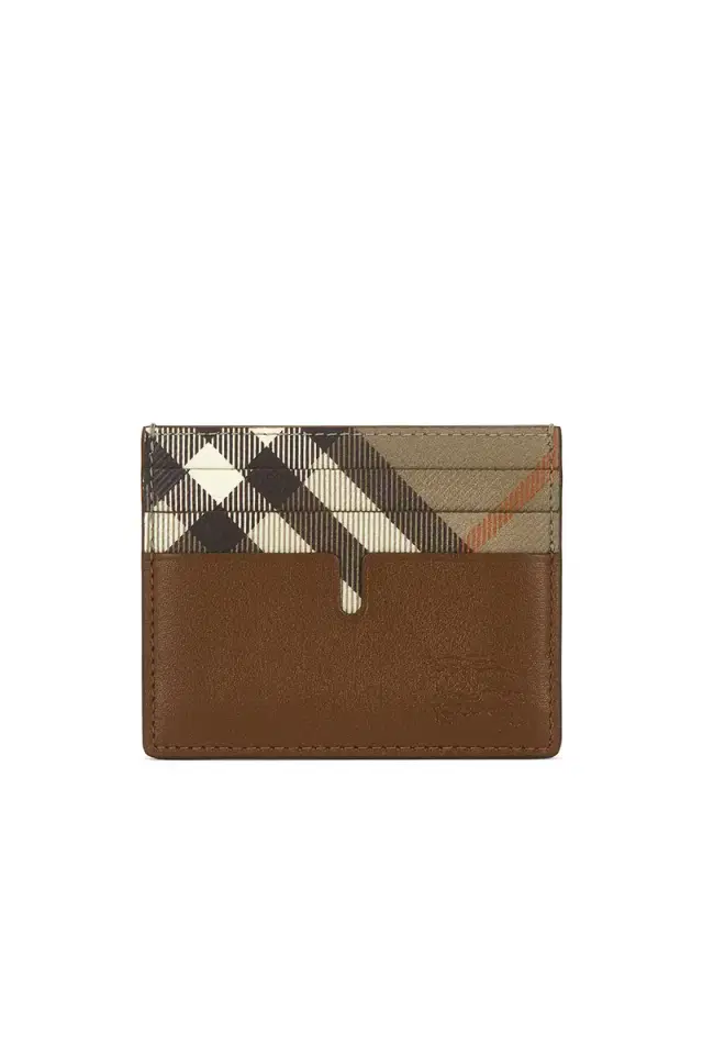 Burberry Tall Sandon Pop Check Card Holder