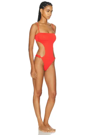 Vix Swimwear x Rosie Huntington-Whiteley Alix Bandeau One Piece Swimsuit | Thumbnail 3
