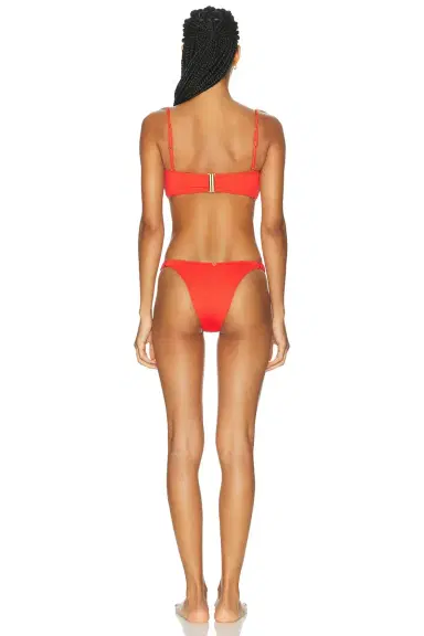 Vix Swimwear x Rosie Huntington-Whiteley Alix Bandeau One Piece Swimsuit | Thumbnail 4