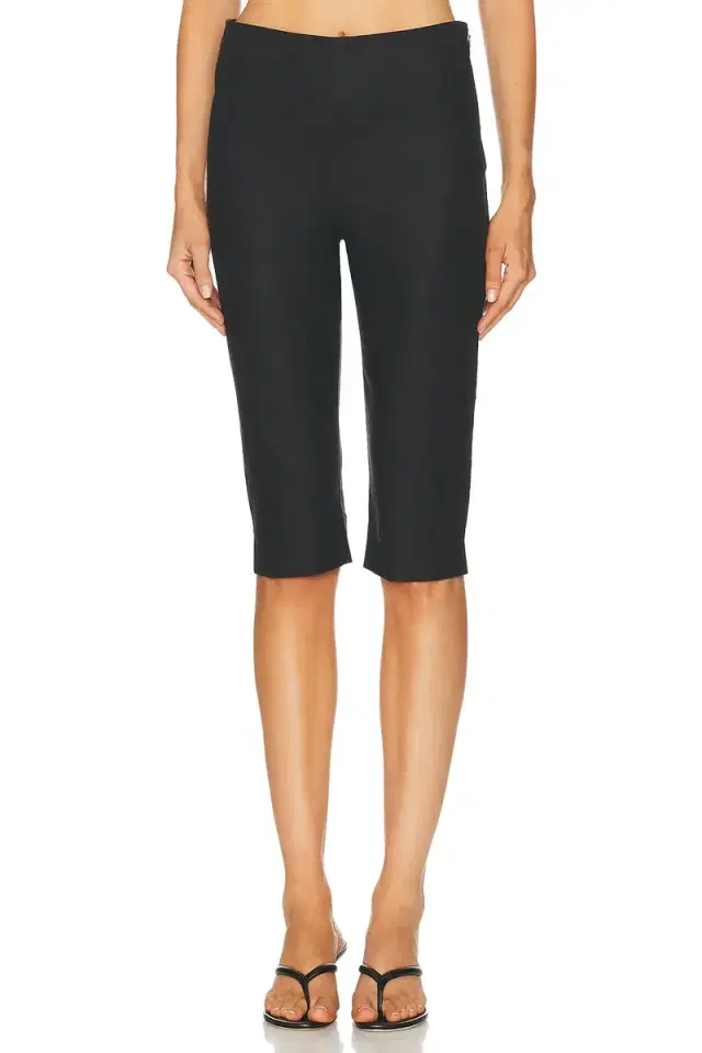 L'Academie Anaia Linen Capri Pant