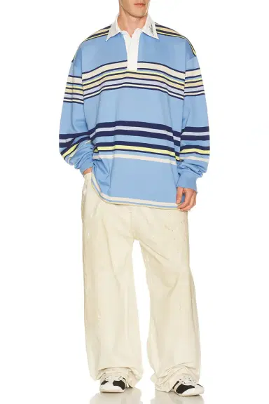 AMIRI Striped Polo | Thumbnail 3 AMIRI Striped Polo | Thumbnail 3
