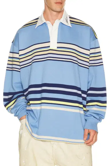 AMIRI Striped Polo | Thumbnail 1 AMIRI Striped Polo | Thumbnail 1