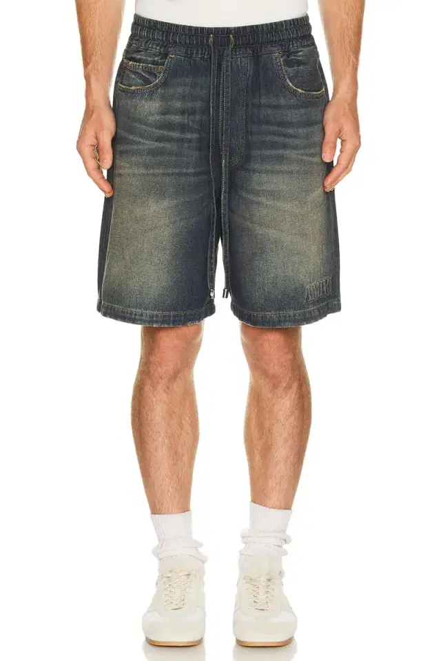 Amiri Drawstring Denim Short