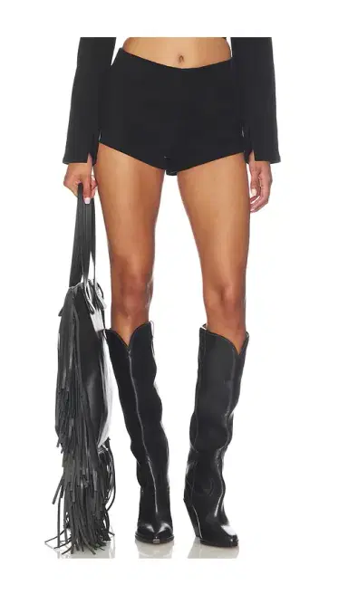 Understated Leather x REVOLVE Stretch Suede Short | Thumbnail 1 Understated Leather x REVOLVE Stretch Suede Short | Thumbnail 1